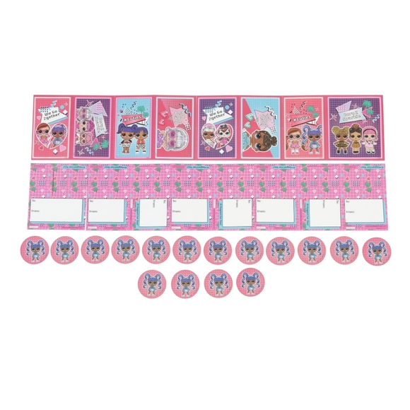 LLol Surprise 16 Lol Magnet Cards Valentine - Picture 1 of 4